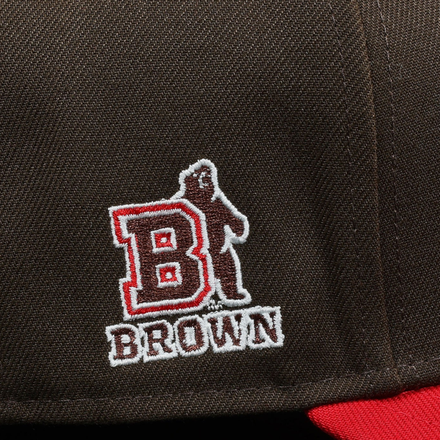 New Era Brown university 'BU' Brown Bears 59FIFTY Fitted Hat
