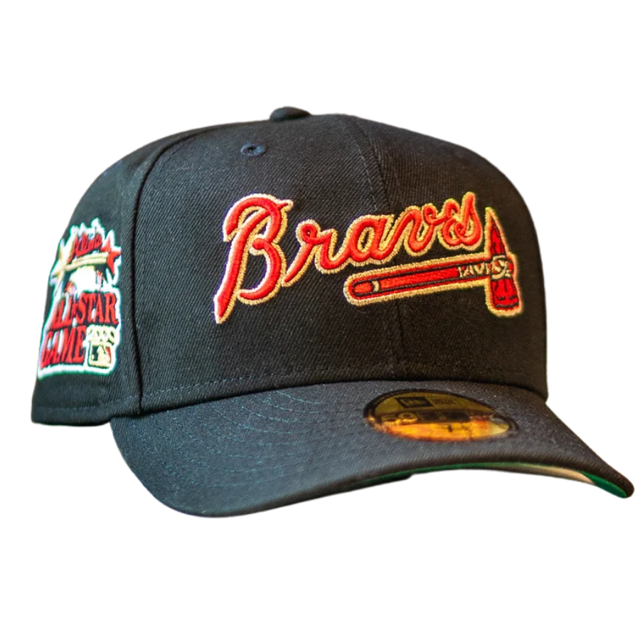 New Era Atlanta Braves Script 2000 All-Star Game Black/Red 59FIFTY Fitted Hat