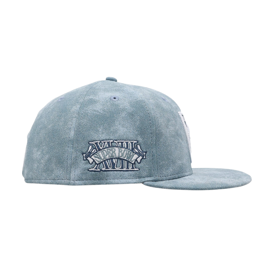 New Era Las Vegas Raiders 'Sky Blue Washed Suede' 59FIFTY Fitted Hat