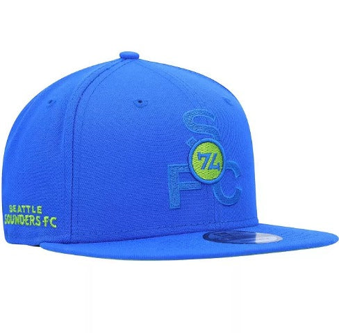 New Era Seattle Sounders FC Kick Off Blue 59FIFTY Fitted Hat