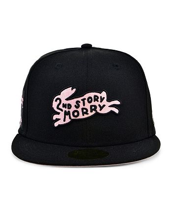 Black Fives Second Story Morrys Black/Pink Fitted Hat