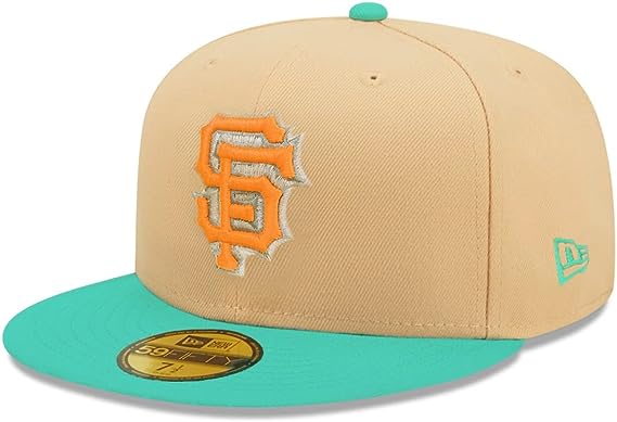 New Era San Francisco Giants 2007 All-Star Game Peach/Teal 59FIFTY Fitted Hat