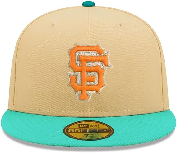 New Era San Francisco Giants 2007 All-Star Game Peach/Teal 59FIFTY Fitted Hat