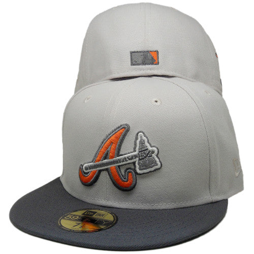 New Era Atlanta Braves 2000 All-Star Game Stone/Graphite/Orange 59FIFTY Fitted Hat