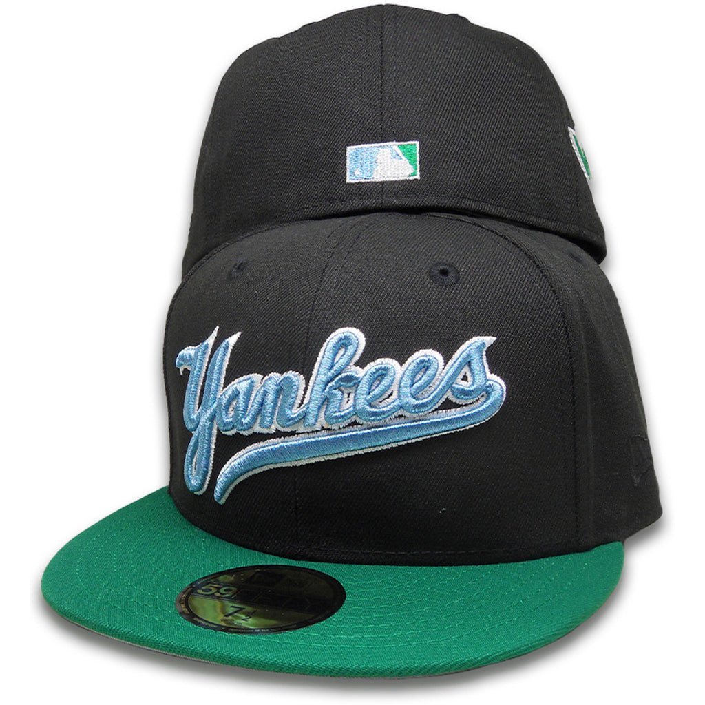 New Era New York Yankees 'Yusuke' 75th World Series Black/Green/Sky Blue 59FIFTY Fitted Hat