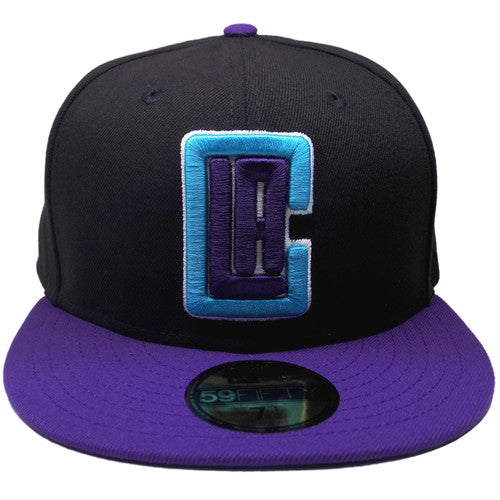 New Era Los Angeles Clippers Black/Purple 59FIFTY Fitted Hat
