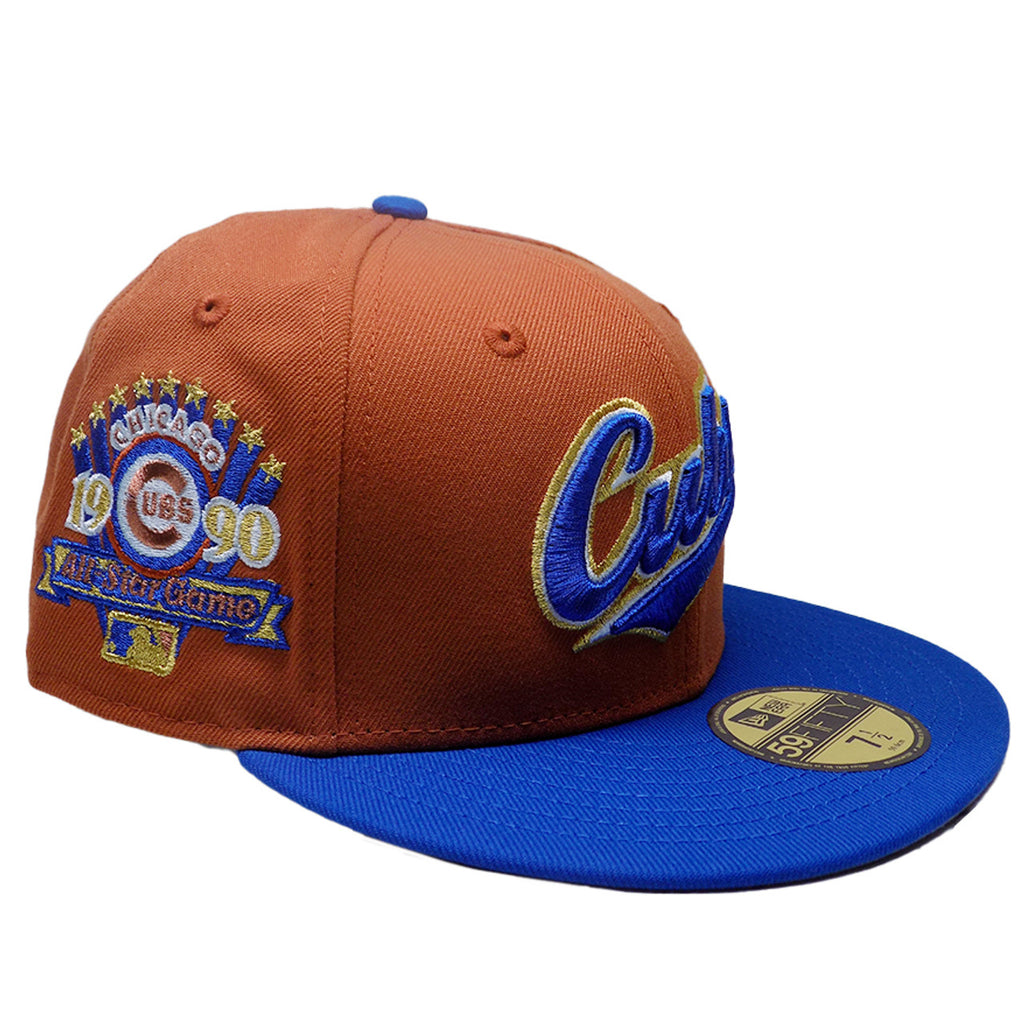 New Era Chicago Cubs 1990 All-Star Game Rust Orange/Blue 59FIFTY Fitted Hat