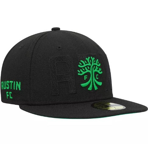 New Era Austin FC Kick Off Black 59FIFTY Fitted Hat