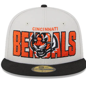 Cincinnati Bengals NFL Draft 2023 Fitted Hat w/ Yeezy Boost 700 Wave Runner