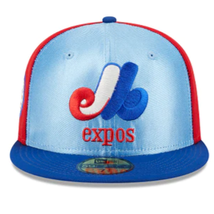 Powder Blue Montreal Expos Fitted Hat w/ Nike Lebron 18 Gong Xi Fa Cai Chinese New Year