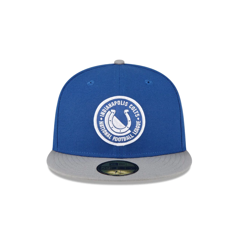 New Era Indianapolis Colts 2023 Sideline Team Patch 59FIFTY Fitted Hat