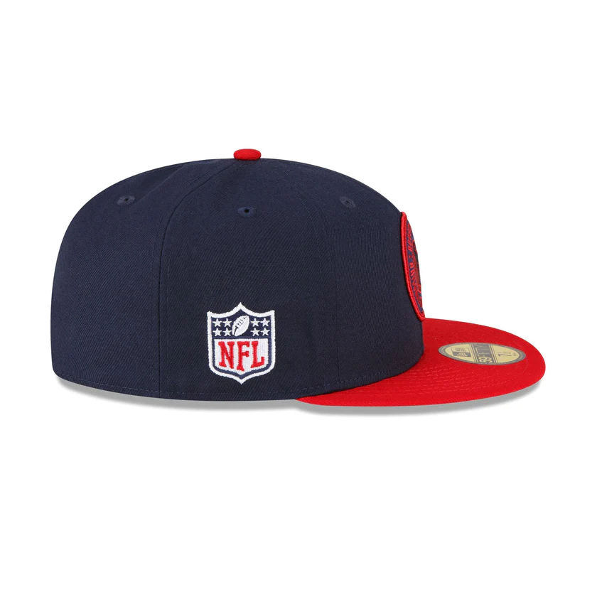 New Era Houston Texans 2023 Sideline Team Patch 59FIFTY Fitted Hat