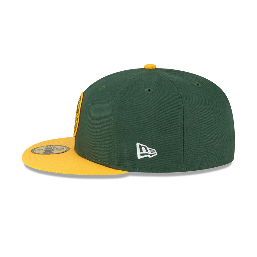 New Era Green Bay Packers 2023 Sideline Team Patch 59FIFTY Fitted Hat