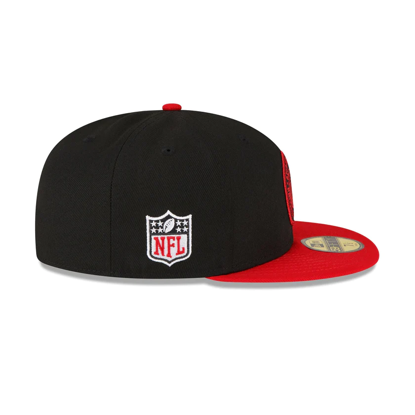 New Era Atlanta Falcons 2023 Sideline Team Patch 59FIFTY Fitted Hat
