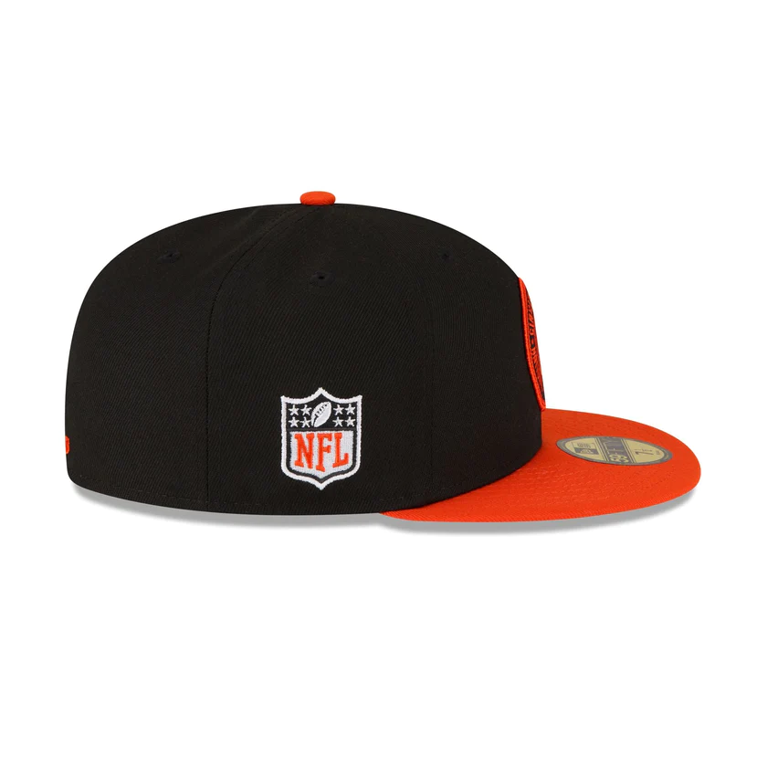 New Era Cincinnati Bengals 2023 Sideline Team Patch 59FIFTY Fitted Hat