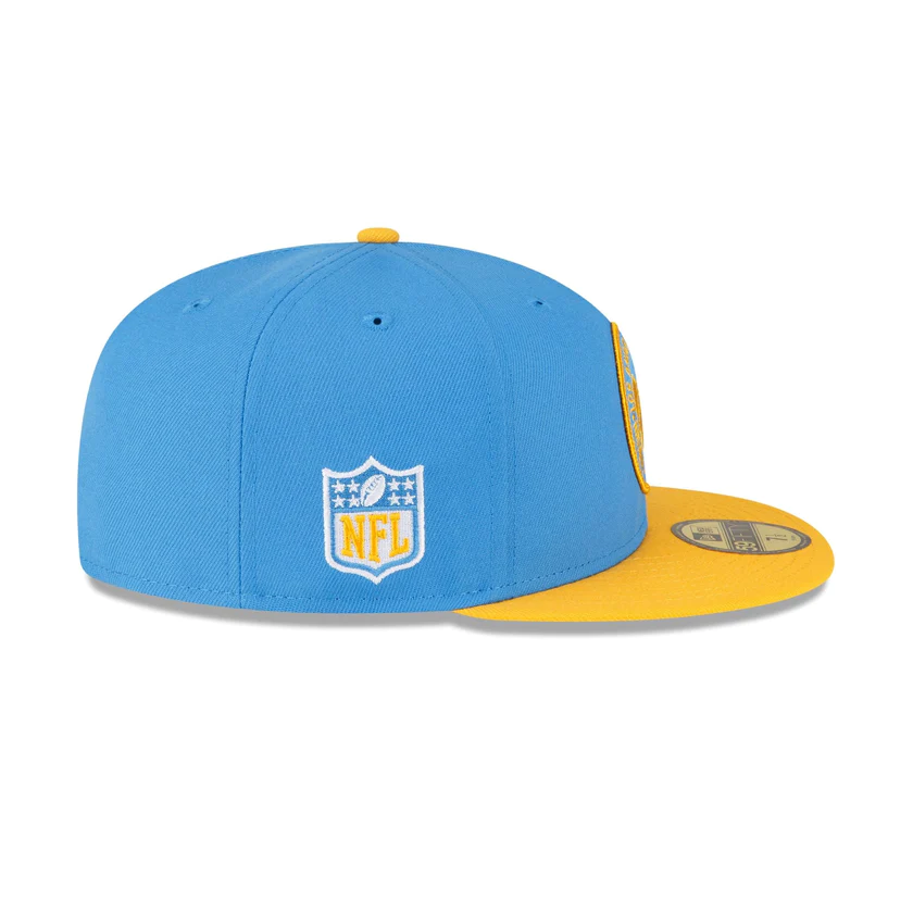New Era Los Angeles Chargers 2023 Sideline Team Patch 59FIFTY Fitted Hat