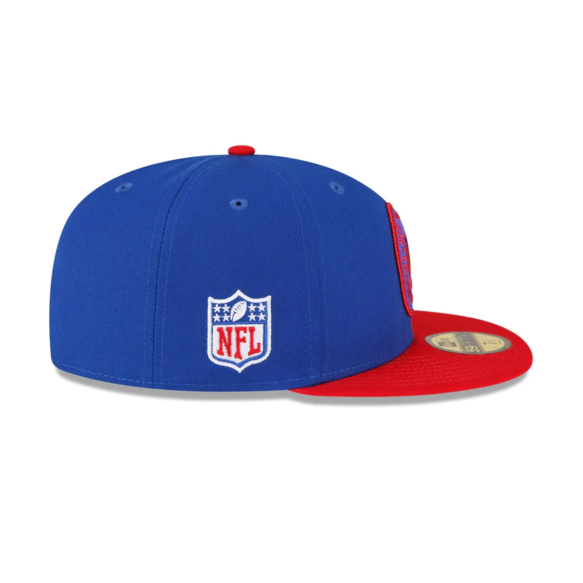 New Era New York Giants 2023 Sideline Team Patch 59FIFTY Fitted Hat