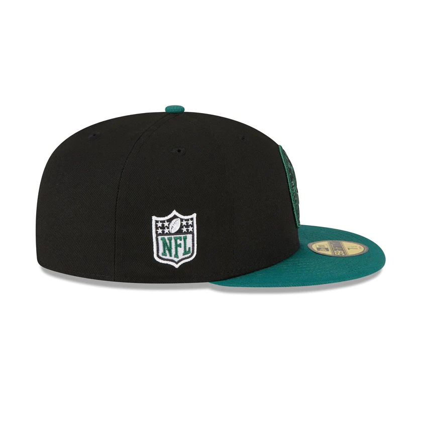 New Era New York Jets 2023 Sideline Team Patch 59FIFTY Fitted Hat