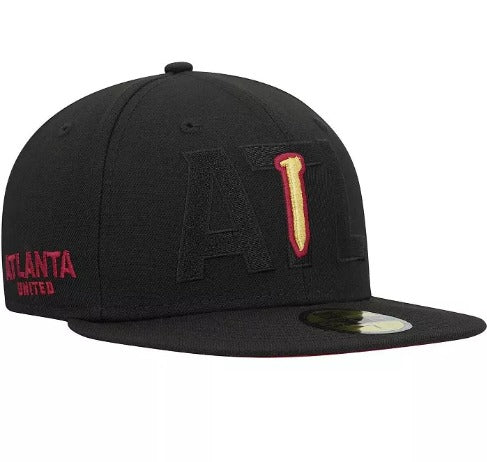 New Era Atlanta United FC Kick Off Black 59FIFTY Fitted Hat