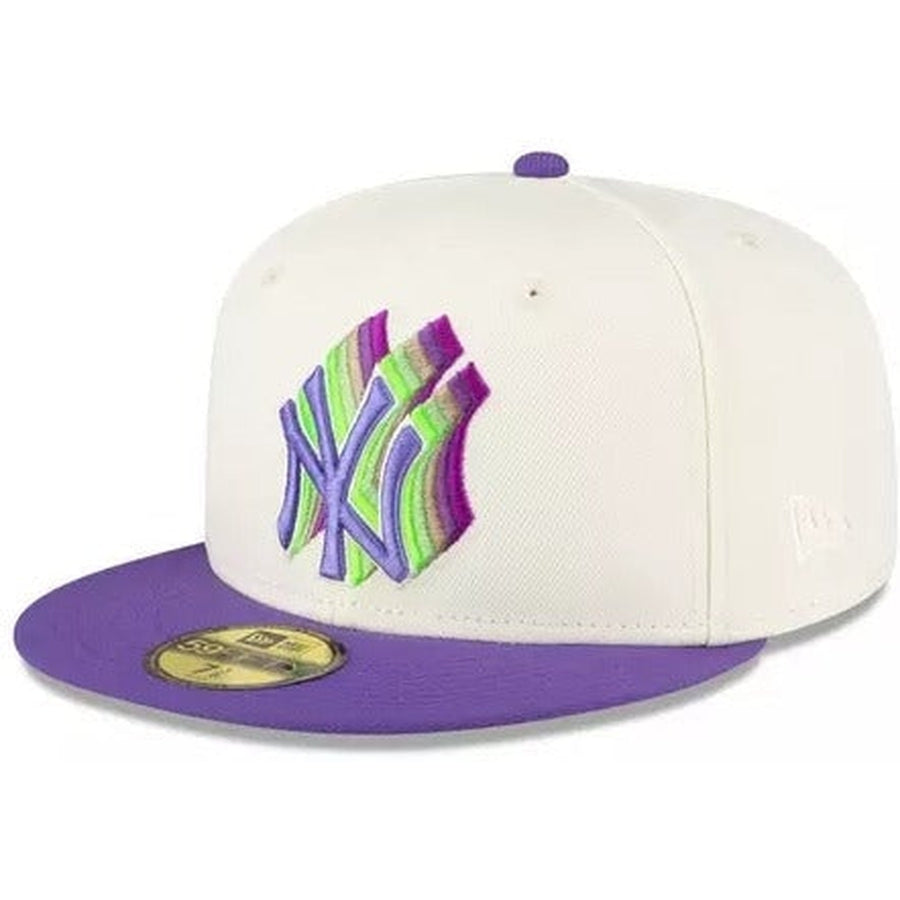 New Era New York Yankees 1923-2008 Yankee Stadium Chrome/Purple 59FIFTY Fitted Hat