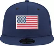 New Era American Flag Navy Blue 59FIFTY Fitted Hat (Kids)
