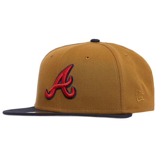 New Era Atlanta Braves 2021 World Series Wheat/Red 59FIFTY Fitted Hat