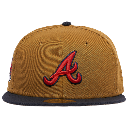 New Era Atlanta Braves 2021 World Series Wheat/Red 59FIFTY Fitted Hat