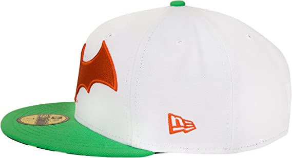 New Era Batman White/Orange Floral UV 59FIFTY Fitted Hat