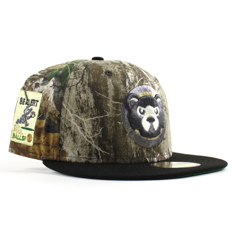 New Era Chicago Cubs "Be Alert For Foul Balls"Realtree 59FIFTY Fitted Hat