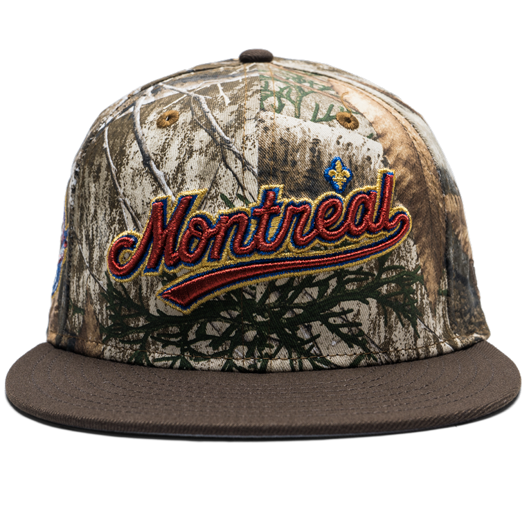 New Era Montreal Expos Realtree Script 25th Anniversary 59FIFTY Fitted Hat