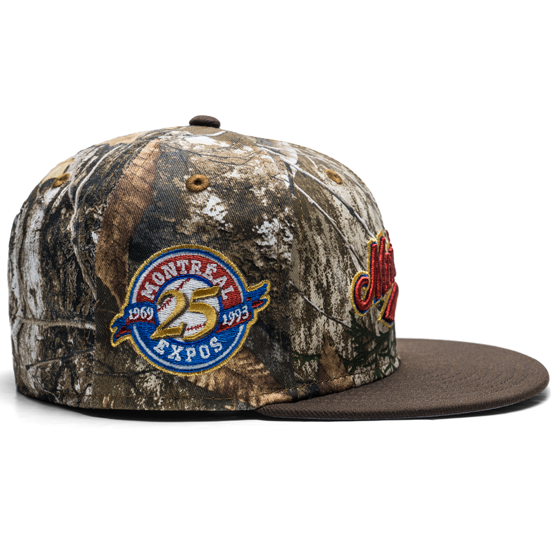 New Era Montreal Expos Realtree Script 25th Anniversary 59FIFTY Fitted Hat