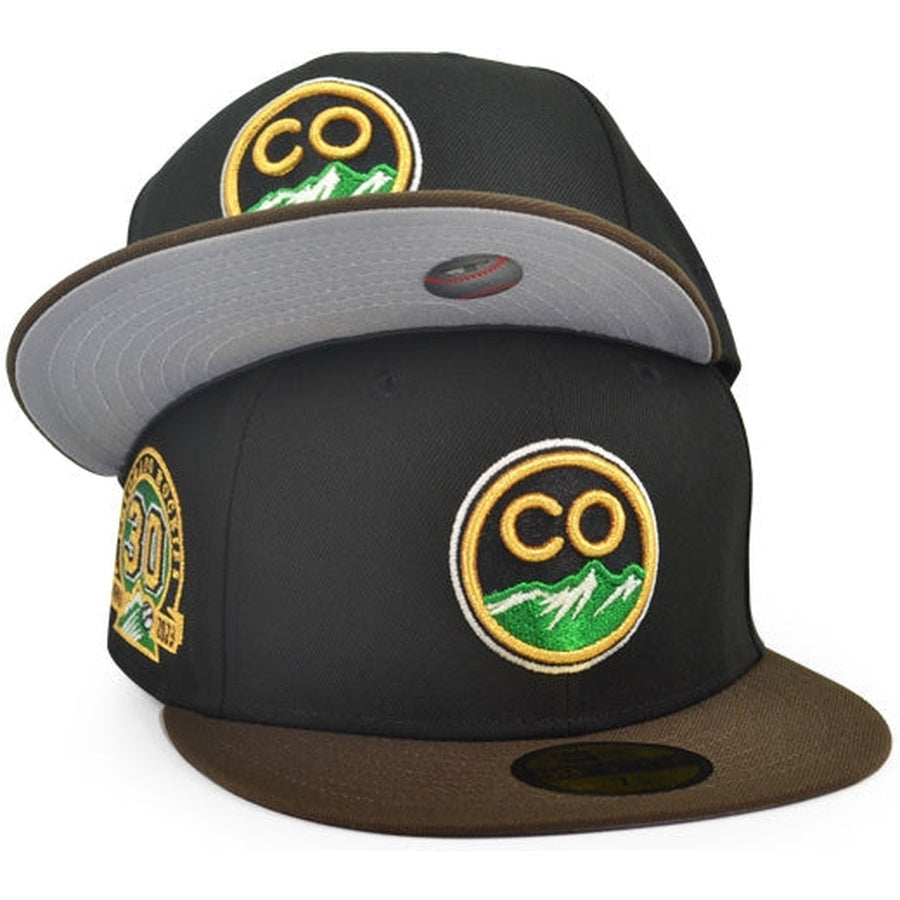 New Era Colorado Rockies 30th Anniversary Black/Brown 59FIFTY Fitted Hat