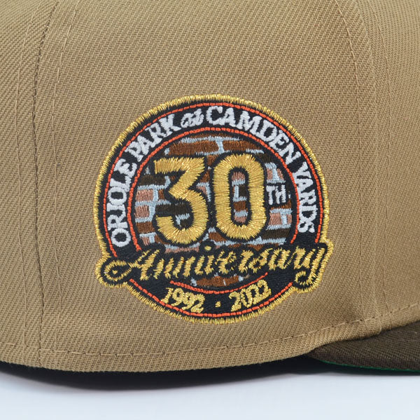 New Era Baltimore Orioles 30th Anniversary khaki/Walnut 59FIFTY Fitted Hat