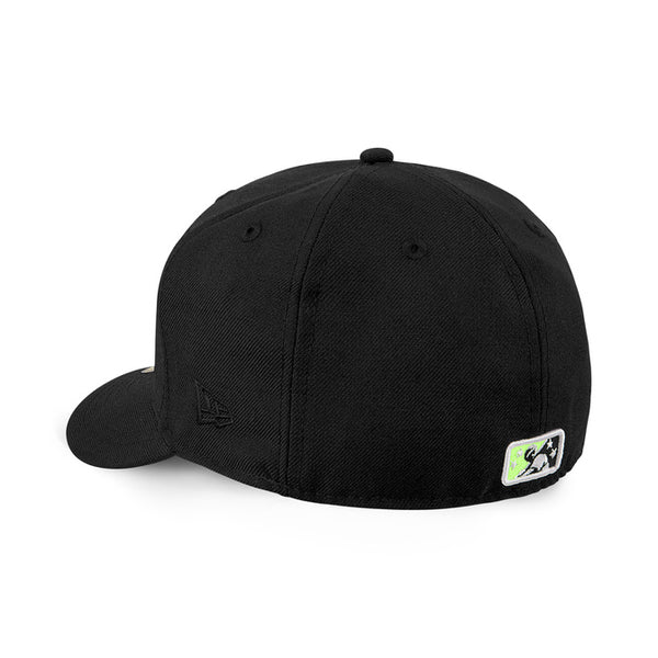 New Era Buffalo Bison Black/Lime Green 59FIFTY Fitted Hat