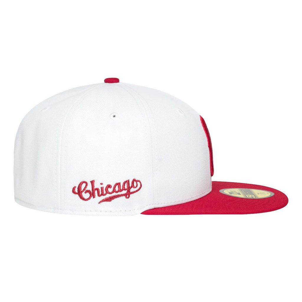 New Era Chicago Cubs "Kyle" White/Red 59FIFTY Fitted Hat