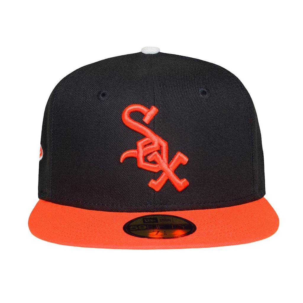 New Era Chicago White Sox "Robin" Black/Orange 59FIFTY Fitted Hat