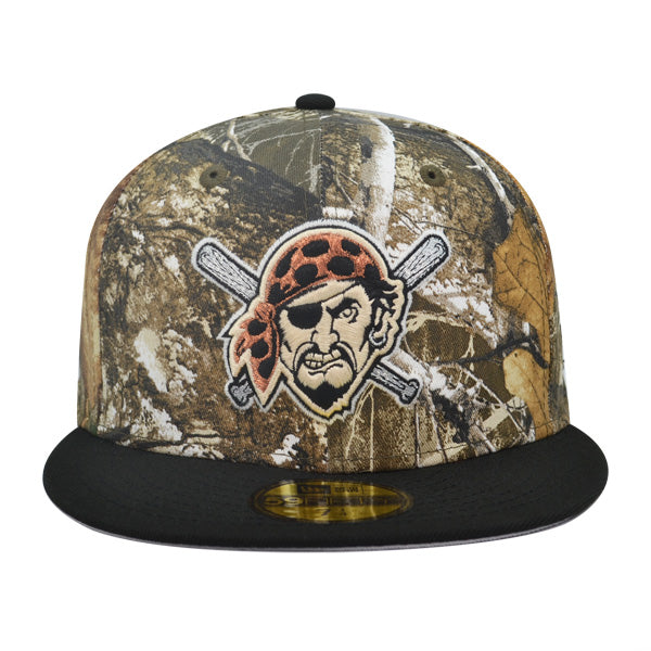 New Era Pittsburgh Pirates MLB Batterman Patch Realtree/Black 59FIFTY Fitted Hat