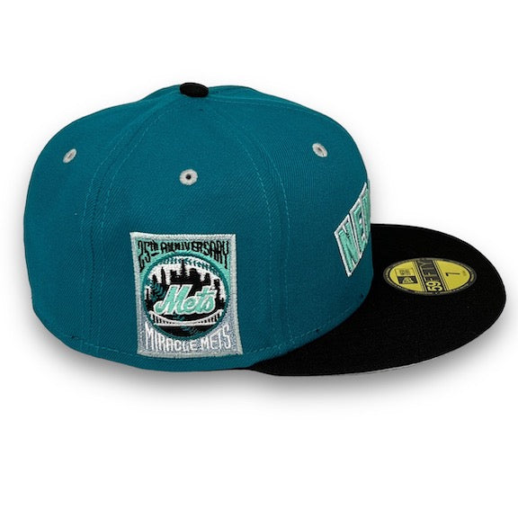New Era New York Mets 25th Anniversary Dark Green/Black 59FIFTY Fitted Hat