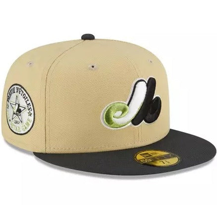 New Era Montreal Expos 'Craft IPA' Khaki/Black 59FIFTY Fitted Hat