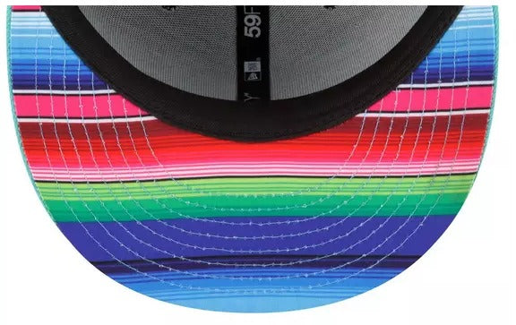 New Era San Antonio Spurs 'Neon Desert' Serape Undervisor 59FIFTY Fitted Hat