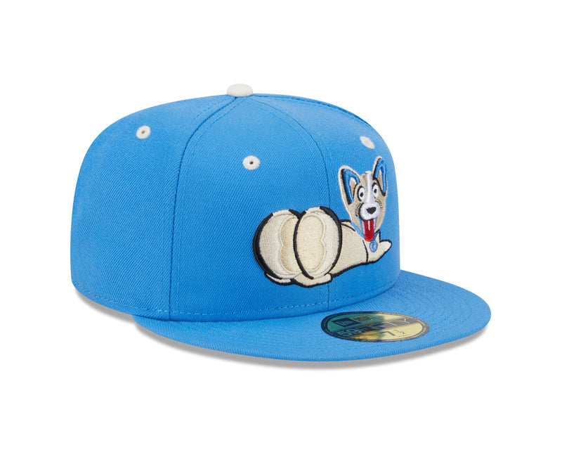 New Era Lehigh Valley Iron Pigs Corgis Baby Blue 59FIFTY Fitted Hat