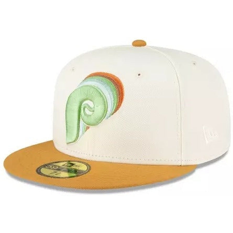 New Era Philadelphia Phillies 100 Years Chrome/Tan/Lime 59FIFTY Fitted Hat