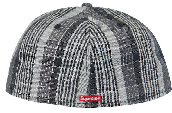 New Era x Supreme Black Plaid 59FIFTY Fitted Hat