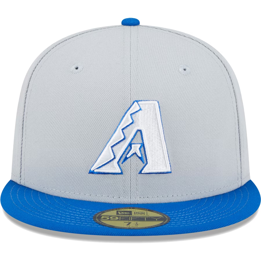 New Era Arizona Diamondbacks Gray/Blue Dolphin 2023 59FIFTY Fitted Hat