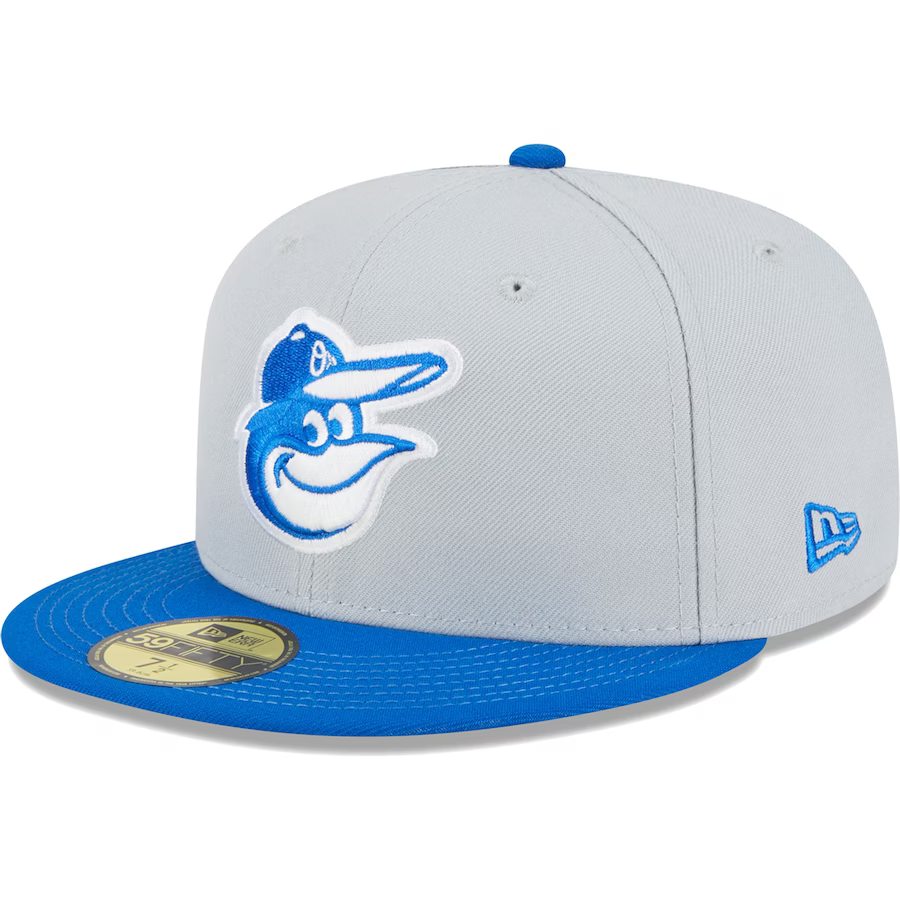New Era Baltimore Orioles Gray/Blue Dolphin 2023 59FIFTY Fitted Hat