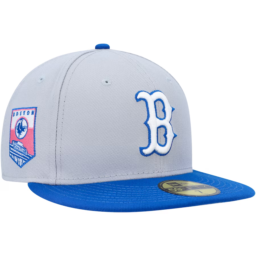 New Era Boston Red Sox Gray/Blue Dolphin 2023 59FIFTY Fitted Hat