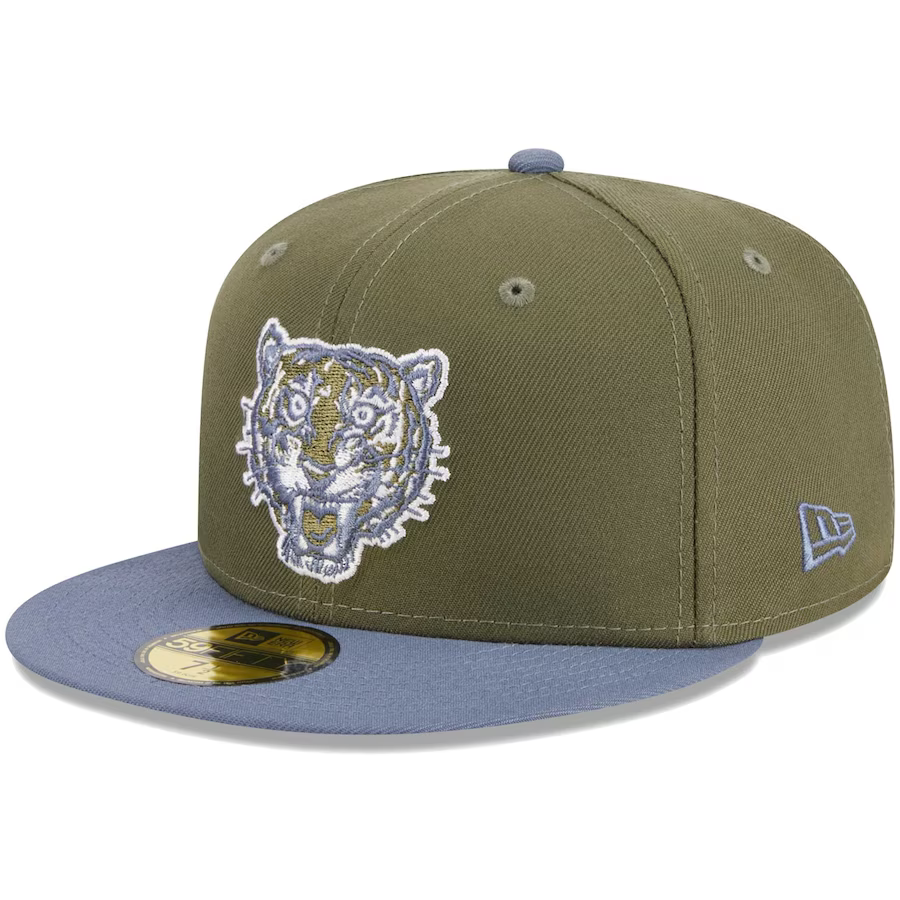 New Era Detroit Tigers Olive/Blue 2023 59FIFTY Fitted Hat