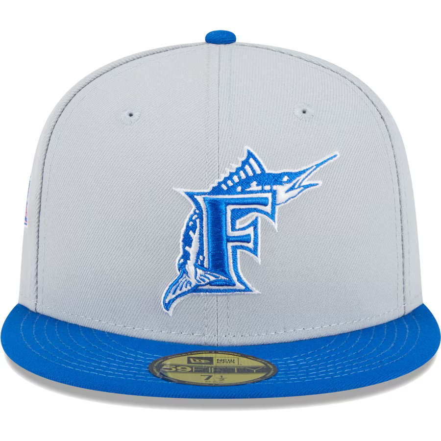 New Era Florida Marlins Gray/Blue Dolphin 2023 59FIFTY Fitted Hat
