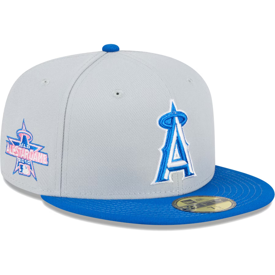 New Era Los Angeles Angels Gray/Blue Dolphin 2023 59FIFTY Fitted Hat