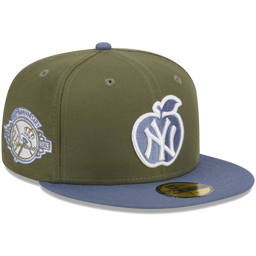 New Era New York Yankees Olive/Blue 2023 59FIFTY Fitted Hat